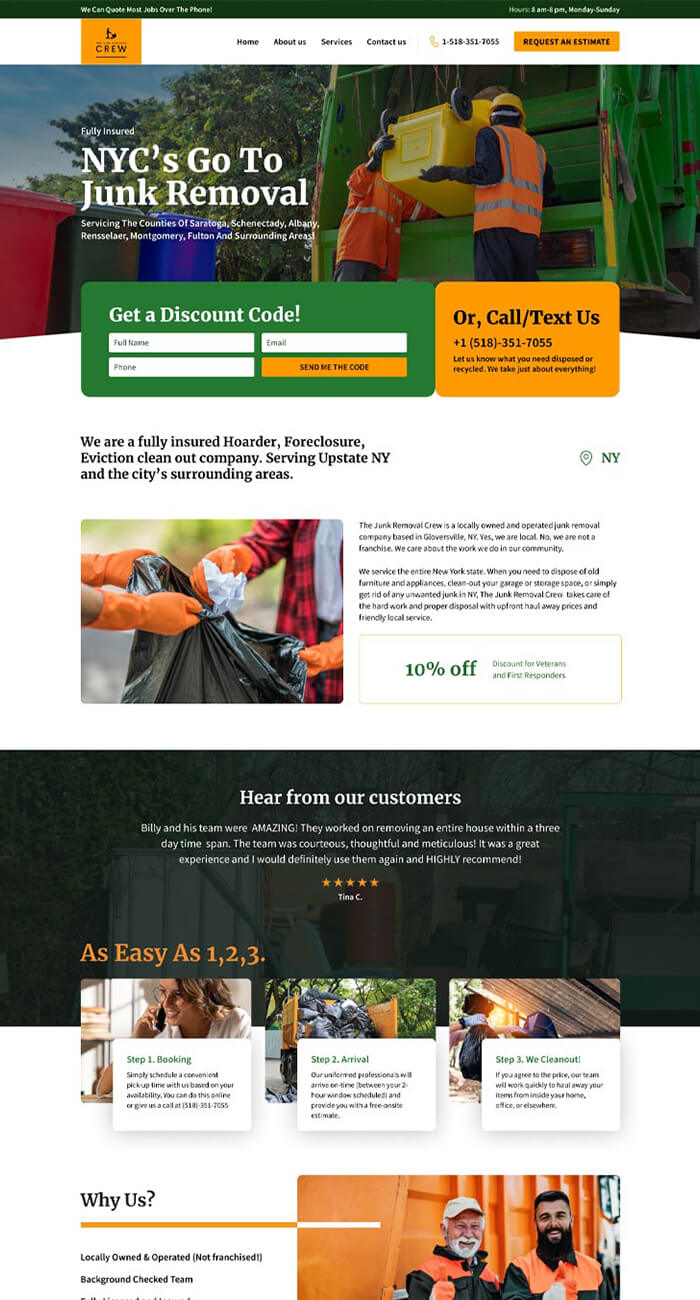 Seabreacher Homepage Design