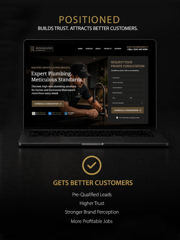 Authority Positioned Web Design