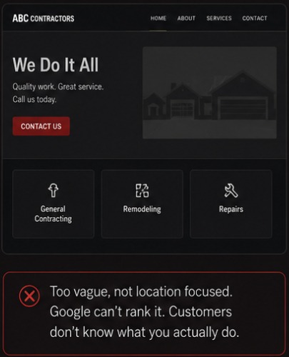 General Contractor Website